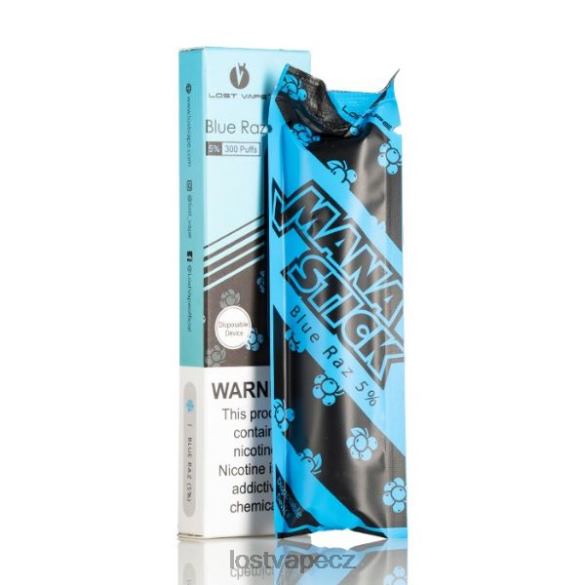 Lost Vape Mana hůl na jedno použití | 300 šluků | 1,2 ml modrý raz 5 % HJZ28519 Lost Vape Flavors
